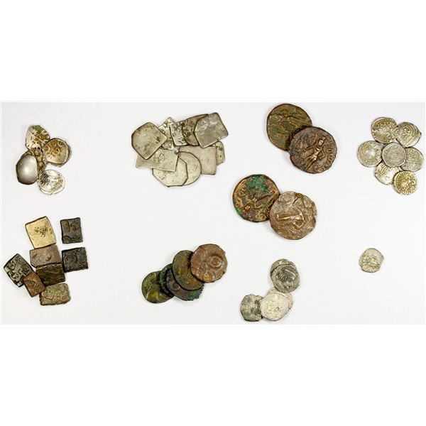 ANCIENT INDIA: LOT of 45 coins