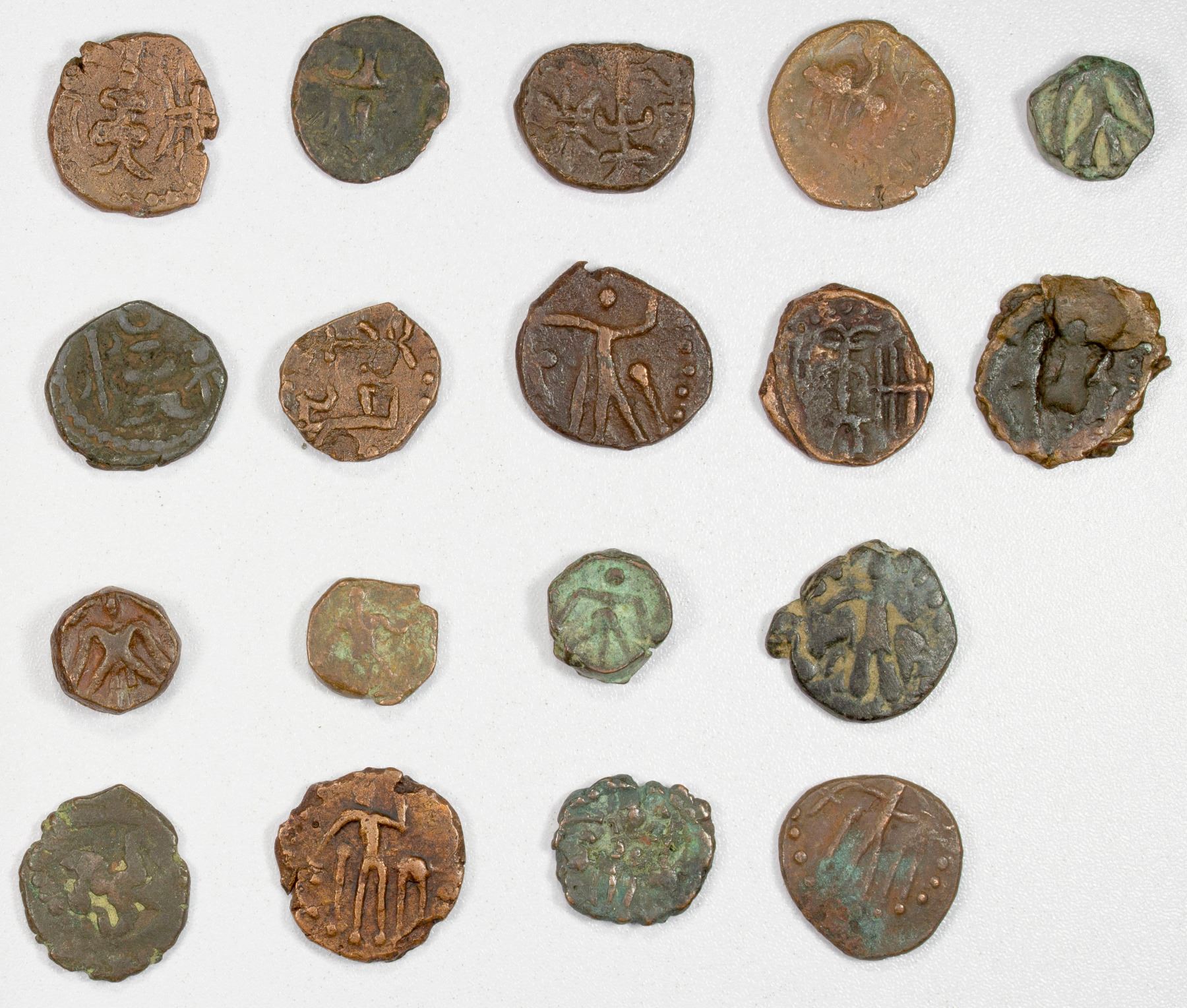 Copper Shell Coin KOTA: LOT of 18 copper coins - Stephen Album Rare Coins