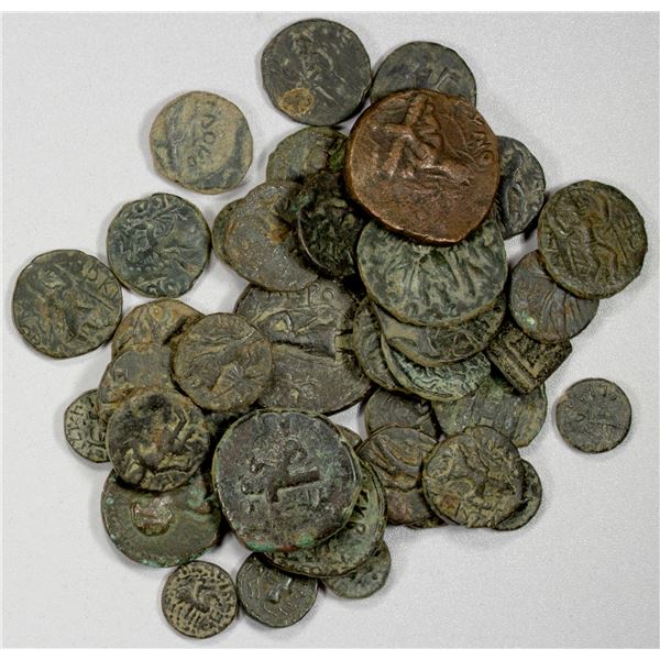 KUSHAN: LOT of 41 copper coins