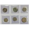 Image 1 : BENGAL: LOT of 6 silver tankas