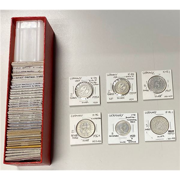 EUROPE: LOT of 56 coins