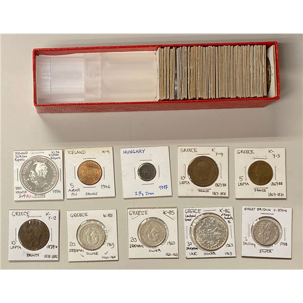 EUROPE: LOT of 53 coins