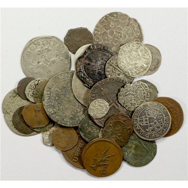 EUROPE: LOT of 38 coins & tokens