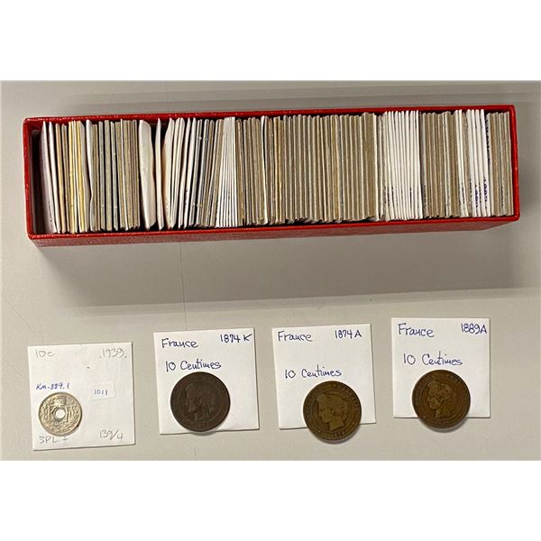 FRANCE: LOT of 113 coins