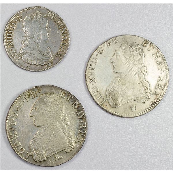 FRANCE: LOT of 3 coins