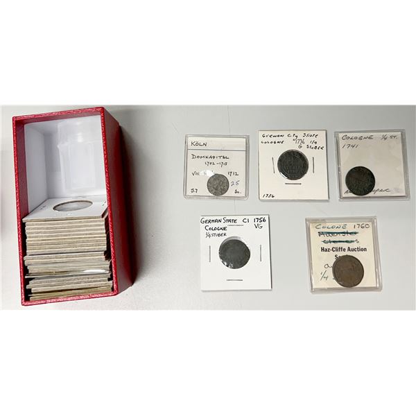 COLOGNE: LOT of 27 coins