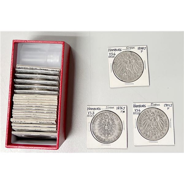 HAMBURG: LOT of 23 coins