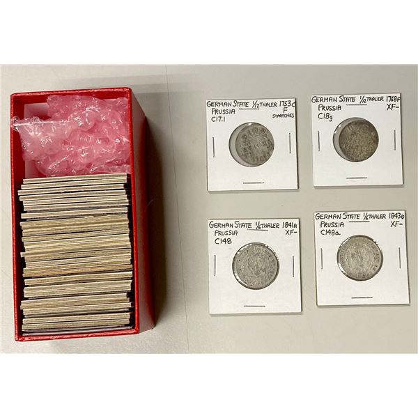 PRUSSIA: LOT of 38 coins
