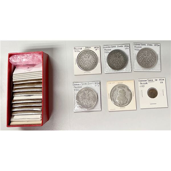 PRUSSIA: LOT of 23 coins
