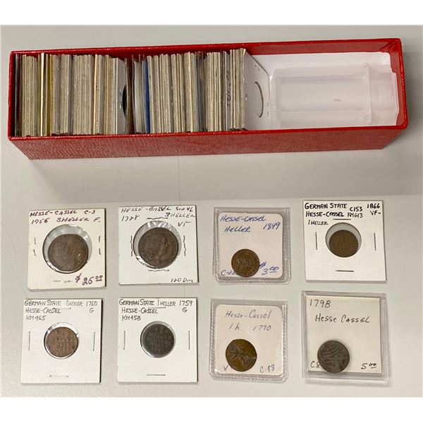 GERMAN STATES: LOT of 64 coins