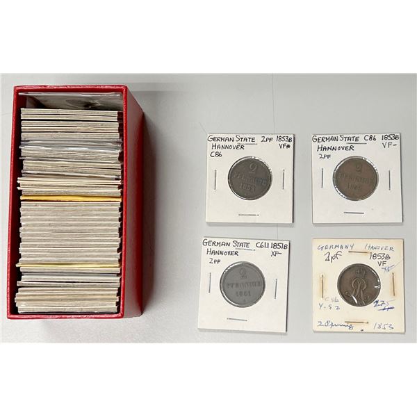 GERMAN STATES: LOT of 51 coins