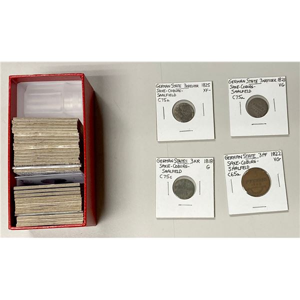 GERMAN STATES: LOT of 35 coins