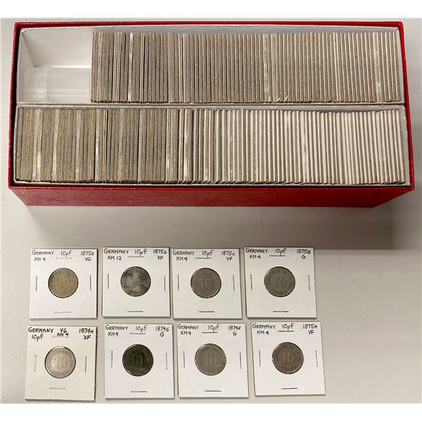 GERMANY: LOT of 179 coins