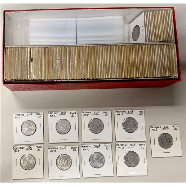 GERMANY: LOT of 135 coins