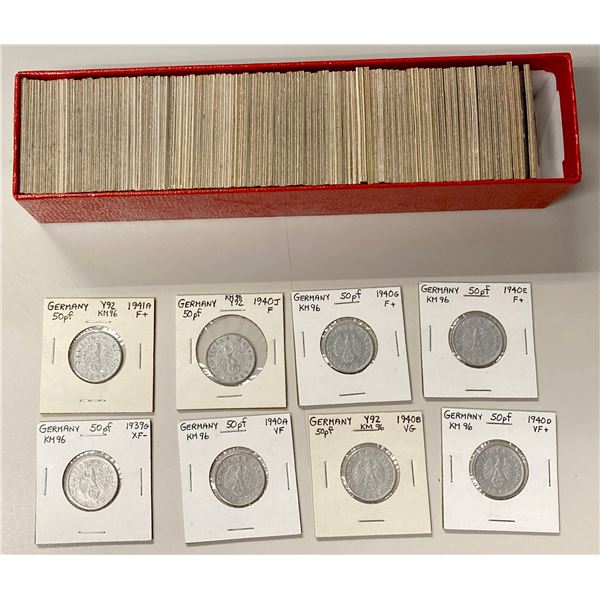 GERMANY: LOT of 90 coins