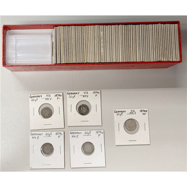 GERMANY: LOT of 71 coins