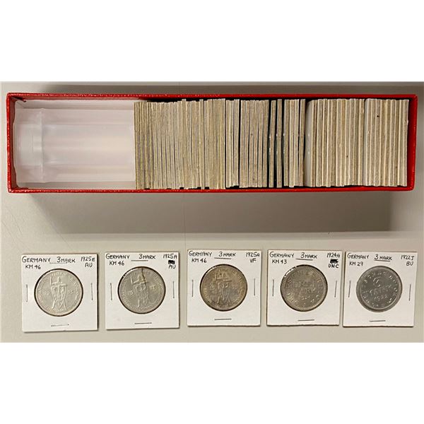 GERMANY: LOT of 61 coins