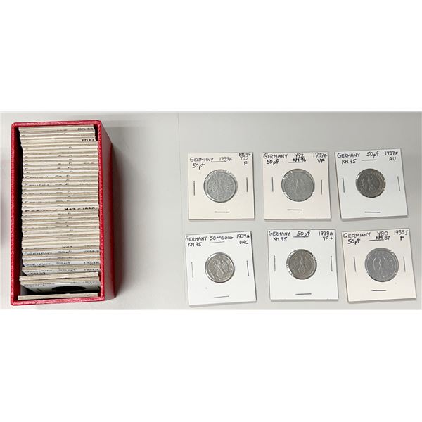 GERMANY: LOT of 43 coins