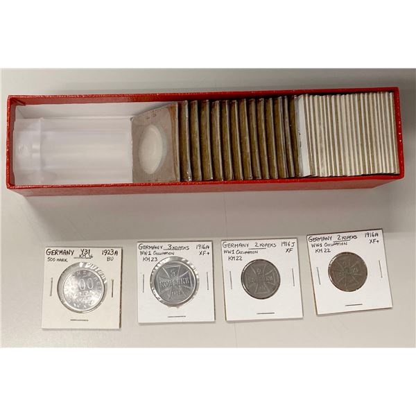 GERMANY: LOT of 39 coins