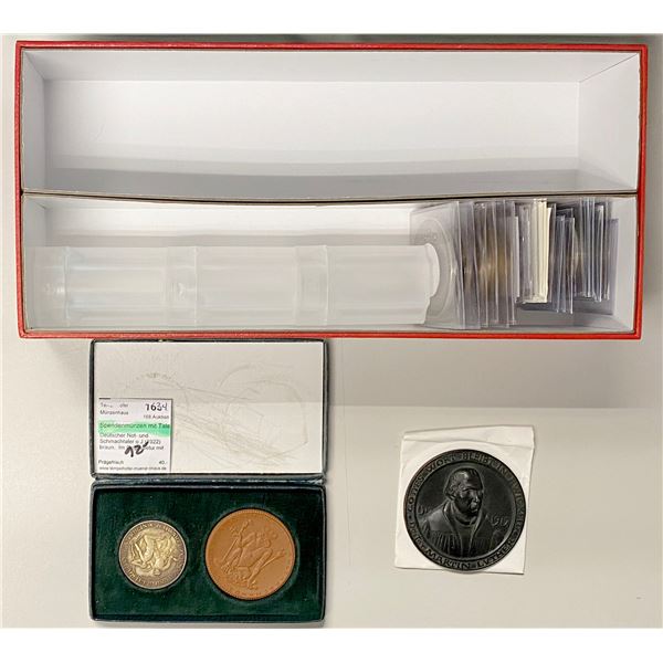 GERMANY: LOT of 28 tokens, medals, and sets