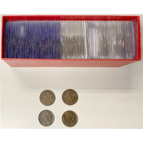 GREAT BRITAIN: LOT of 95 coins
