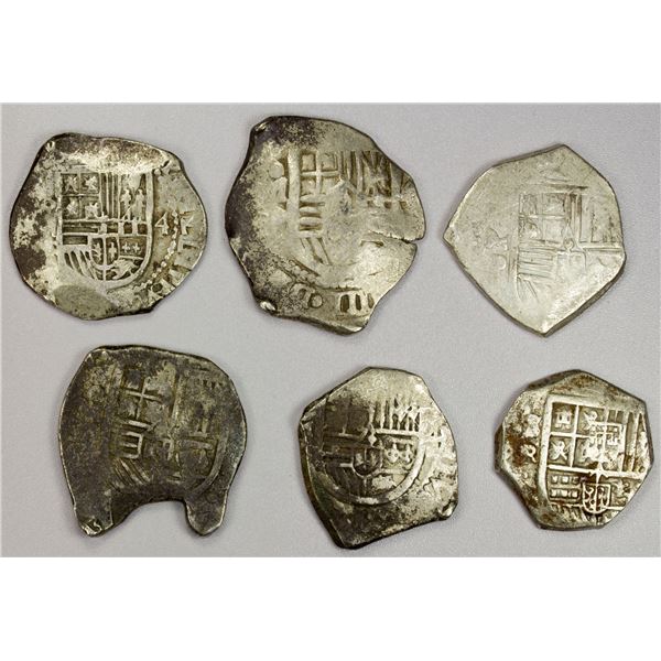 SPAIN & COLONIES: LOT of 6 coins