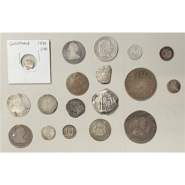 LATIN AMERICA: Various, LOT of 18 coins