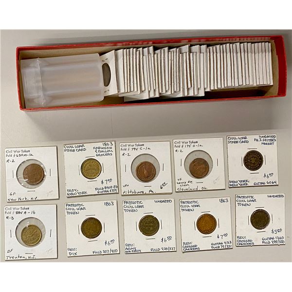 UNITED STATES: LOT of 57 tokens