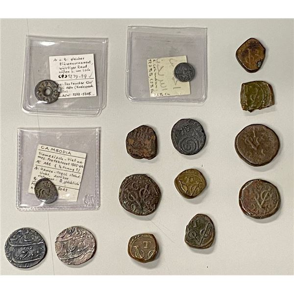 ASIA: LOT of 15 coins