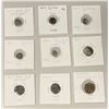 Image 1 : BATUBARA: Zain al-'Abidin, fl. 1745, LOT of 9 fractional tin pitis