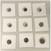 Image 2 : BATUBARA: Zain al-'Abidin, fl. 1745, LOT of 9 fractional tin pitis