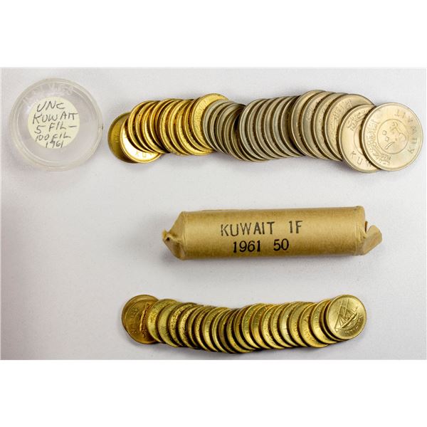 KUWAIT: LOT of 104 coins