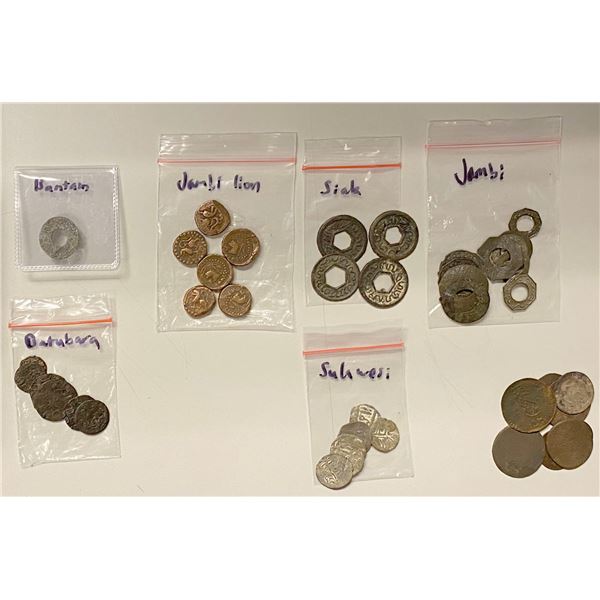 MALAY STATES: LOT of 45 coins