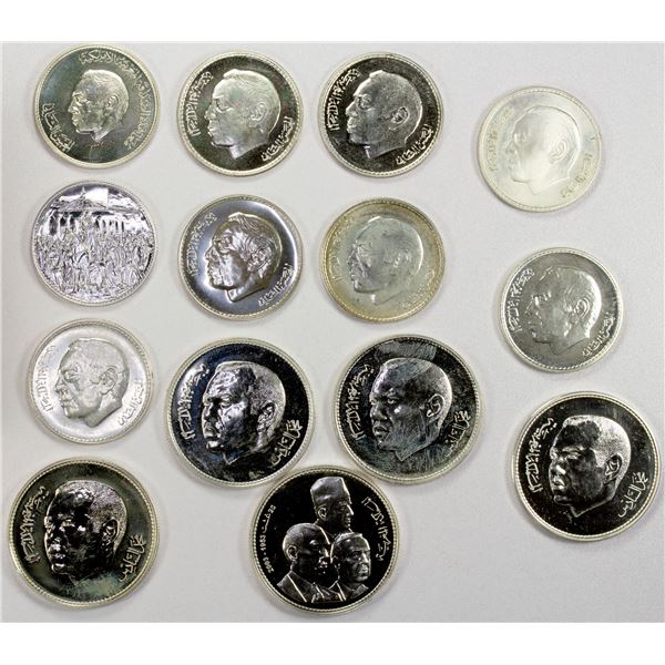 MOROCCO: LOT of 14 coins