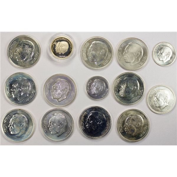 MOROCCO: LOT of 14 coins