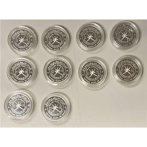 OMAN: LOT of 10 coins