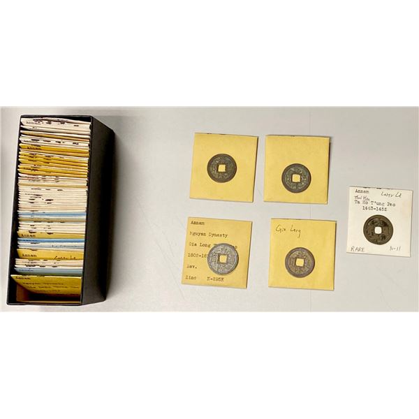 VIETNAM: LOT of 70 cash coins