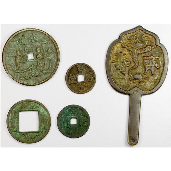 CHINA: LOT of 5 charms