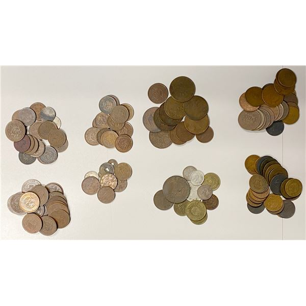 CHINA: LOT of 129 coins