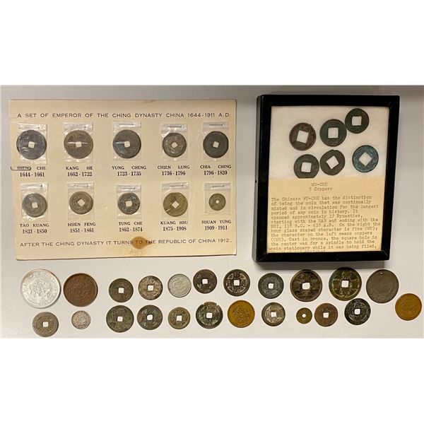 CHINA: LOT of 39 coins