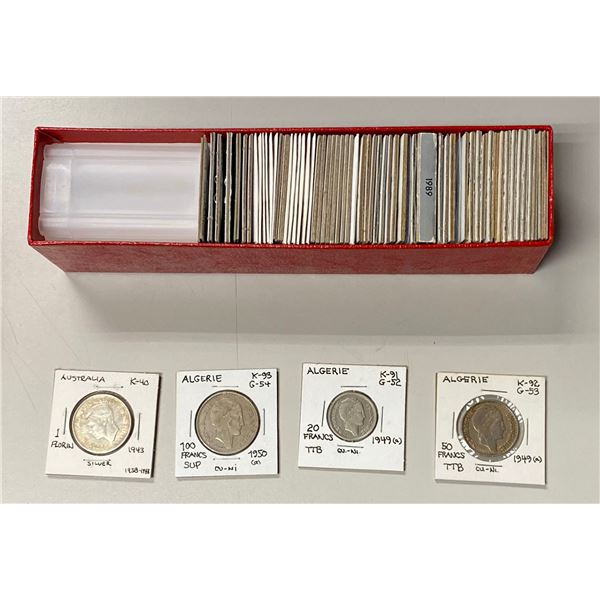 WORLDWIDE: LOT of 64 coins