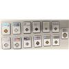 Image 2 : WORLDWIDE: LOT of 13 coins