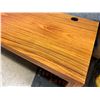 Image 8 : Saniharto Long Wooden Desk / Console Table 93" x 24" x 30"H (has scrapes along the edge)