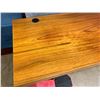 Image 2 : Saniharto Long Wooden Desk / Console Table 93" x 24" x 30"H