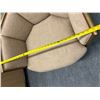 Image 8 : Curved Upholstered Geometric Lounge Chair 32" x 24" x 30"H