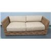 Image 2 : Woven Sofa w/ Cushions 73"x31"x27"H