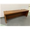 Image 2 : Saniharto Long Wooden Desk / Console Table 93" x 24" x 30"H (has damage - see pictures)