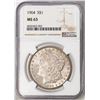 Image 1 : 1904 $1 Morgan Silver Dollar Coin NGC MS63