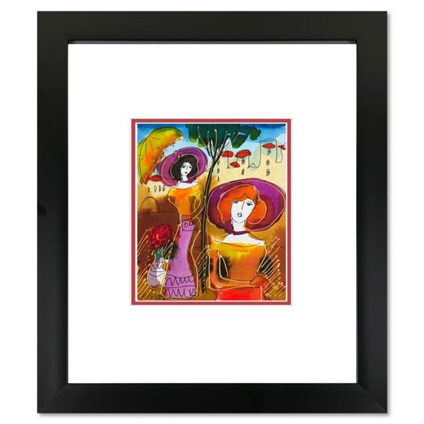 Moshe Leider Original Mixed Media On Paper