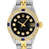 Image 1 : Rolex Ladies Two Tone Sapphire and Diamond Quickset Datejust Wristwatch